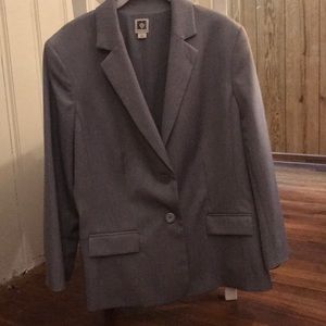 Light Grey blazer from Anne Klein